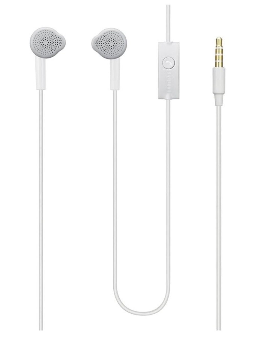 Samsung White Wired Earbuds with Inline Mic and 3.5mm Jack